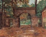 Wilhelm Trubner Neuburg Gates Sweden oil painting artist